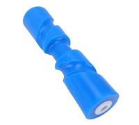 Fockety Self Centering Keel Roller, 12in Blue PU Boat Trailer Roller with Abrasion Proof Trailer Keel for Boat 5/8in Axle Bracket