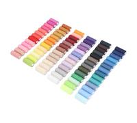 Fockety Sewing Thread Kit, 400 Yards 80 Colors Sewing Machine Thread Kit Hand Assortment Spools Handy Polyester for & Embroidery Hand Stitching Quilting