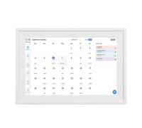 Fockety Smart Digital Calendar, 10.1 Inch HD Touchscreen WiFi Dual Band 5G Digital Picture Frame Customizable Sleep Settings Family Calendar Planner with APP for Home (GB Plug)