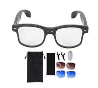 Fockety Smart Glasses, 8MP Camera Glasses with Color Changing Lens, Real Time Translation, Touch Control, Built in Speaker, for Sports Travel Business Negotiations