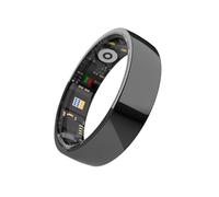 Fockety Smart Ring, Ceramic Health Tracker for Women Men, with Heart Rate Blood Oxygen Sleep Monitoring, IP68, 4-5 Days Battery Life, Fitness Tracker for Android IOS (10#)