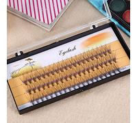 Fockety Soft False Eyelash Extension Deluxe Lashes VOLUME Fans 60pcs for Makeup Looks (14mm)