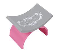 Fockety Soft Silicone Nail Arm Rest Cushion Table U Shaped Hand Pillow Holder for Professional and Personal Use, Detachable Design, Stylish and Fashionable Nail Accessories (Pink)