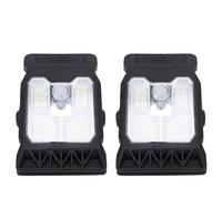 Fockety Solar Clip Light with Motion Sensor, 3 Lighting Modes IP65 Water Proof Solar Clip On Lights, Easy On Installation Lights for Fence Garden Patio Gutter Deck Outdoor Security