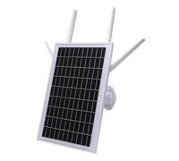 Fockety Solar Powered 4G LTE Modem Router, 15W Solar Panel IP66 Rain Proof Solar WiFi Extender, Outdoor Wireless Router for Camping, RV Outdoor, Yacht Farm (European Version(B1/3/7/8/20/28A/40 B1/8))