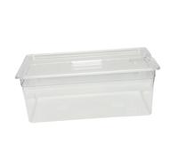 Fockety Sous Vide Container with Lid, 25L Transparent PP Multipurpose Slow Cooker Container, Complete Sous Vide Accessories Kit for Kitchen, Compatible with Most Immersion Circulator