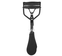 Fockety Stainless Steel Eyelash Curler Silicone Ring Pad Professional Eye Lash Curling Tool for Voluminous Eye-Opening Curls (Pink) (Black)