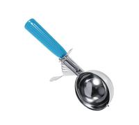 Fockety Stainless Steel Ice Cream Shovel with a Non-Slip Handle for Simple Blades of Fruit and Cookie Dough for Dessert Shop and Home Use (5.7CM)