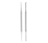 Fockety Stainless Steel Ingrown Toenail File Lifter Cleaner with Double Ended Nail Care Tool for Feet