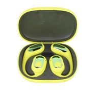 Fockety Translation Earbuds Real Time, 74 Languages 70 Accents Language Translator Earbuds, Noise Cancellation Open Ear Wireless Headphones for Travel, Business, Learning (Yellow)