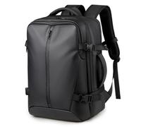 Fockety Travel Backpack, 36 to 55L Carry On Water Resistants Expandable Vacuum Backpack with Vacuum System and Pump, Anti Theft Compression Backpacks for Camping and Business