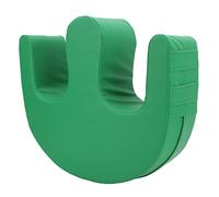 Fockety Turning Pillow, Anti Bedsore Multifunctional Patient Turning Device Lift Assist, PU Leather U Shaped Turn Over Pillow with Strap, Soft Sponge, Bed Wedge for Elderly (Green)
