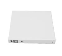 Fockety USB 3.0 External Blu Ray Burner, BD DVD CD Writer (White) | Portable Player and Reader for Laptop Desktop PC, Compatible with Mac OS Linux