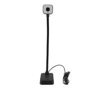 Fockety USB Document Camera for Teachers, 13MP Ultra HD Wide Angle Webcam&Doc Camera Build in Microphone, LED Lights, Overhead Projector Support Mirror Mode for Live Demo, Web Conferencing