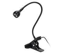Fockety UV Glue Curing Lamp, Portable Flexible 360° USB 3W LED Lamp Bead UV Light Fixtures with Gooseneck and Clamp, Mini Desk Light for Gel Nails, Repairing Phones, Fluorescent Agent Detection