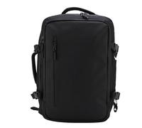 Fockety Vacuum Seal Travel Backpack with Pump, 30L Water Proof Personal Item Carry On Backpack with Dedicated Laptop Compartment, Work Compression Bags for Travel, Business (Black)