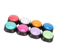 Fockety Voice Recording Button, 8PCS Communication Interactive Dog Talking Button Set, 30 Seconds Record and PlaybackAnswer Buzzers, Pet Speech Training Buzzers for Study Office Home