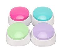 Fockety Voice Recording Button for Dog Training, Clear Recording Portable and Durable Easy to Use 4 Color Options Talking Button