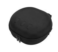 Fockety VR Glasses Protective Hard Case with Sponge Mould Interior, Double Zipper Closure, Shock and Pressure Resistant, Ideal for Storing VR Glasses and Grips, Compatible with and Accessories (Black)