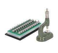 Fockety Watch Repair Tool Professional Aluminum Alloy Watch Press Set with 48Pcs Jewelry Dies for Watchmakers Green