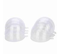 Fockety Wedding Christmas Decoration Fillable 20Pcs Clear Plastic Ball Ornaments Eco-Friendly Jewelry Accessories Present (8CM)