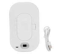 Fockety Wipe Warmer, Fast Even Heating Wet Wipes Dispenser, 7.87x4.72x3.86in Safe USB Powered 14.1oz Portable Wipes Heater for Home Car Outdoor Keep Moist for 7 Days (White Temperature Adjustment)