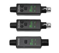 Fockety Wireless Microphone System, 2.4GHz Wireless XLR Transmitter Receiver, 24 Bit 48kHz, 8 Hours Battery, 164ft Range, Rechargeable Mic Adapter for Audio Mixer, PA System, Camera (1 for 2)