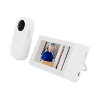 Fockety Wireless Video Doorbell Camera, 4.3 In Screen IP65 Water Proof 150m Range Doorbell Camera Wireless, 115° Ultra Wide View Security Intelligent Visual Video Intercom for Home