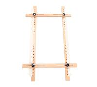 Fockety Wooden Embroidery Frame, Adjustable Beechwood Rectangle Frame with Scroll Clamp for Beading Embroidery Needlepoint Quilting, 60x100cm