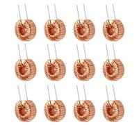 FOCMKEAS 12 Pcs Vertical Toroid Magnetic 47uh 5A Inductance Coil toroid core Inductor Kit Toroid Inductor for DIY Circuit Board Transformers