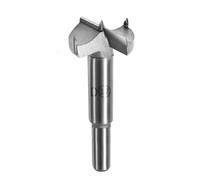 FOCMKEAS 17mm丨0.67 Inch Forstner Drill Bit with Round Shank Double-Flute Tungsten Carbide Wood Hole Saw for Plastic, Hard Wood, Woodworking Hinge Hole Drilling Boring Bits Cutter