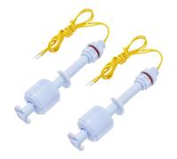 FOCMKEAS 2 Pcs Polypropylene Float Switch Water Level Sensor Water Level Controller Sensor Switch M10 for Smart Toilet Solar Tank Pool Pump Liquid Control Length 90mm Blue