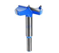 FOCMKEAS 28mm丨1.1 Inch Forstner Drill Bit with Round Shank Double-Flute Tungsten Carbide Wood Hole Saw for Plastic, Hard Wood, Woodworking Hinge Hole Drilling Boring Bits Cutter