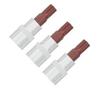 FOCMKEAS 3PCS 3/8" Drive T45 Torx Bit Socket, S2 Steel Bits, Heat Treated CR-V Steel Star Sockets 1.9" Length
