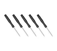 FOCMKEAS 5PCS Mini Phillips Screwdriver, 2mm Cross Head with Black Non-Slip Handle for Small Appliances, 3.27"(83mm) Total Length, Non-Magnetic