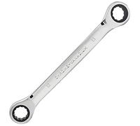 FOCMKEAS Double Box End Ratcheting Wrench 12mm x 13mm Metric 72 Teeth 12 Point Ratchet Gear Spanner Tools, Heat-Treated CR-V