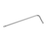 FOCMKEAS T50 Long Tamper Proof Torx Key Bit Wrench, Anti Tamper Star Screwdriver Security Bit Torque Repair Tool L-Shape Nickel Plated CRV Steel, Extra Long Arm