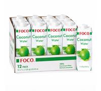 Foco 100% Natural Coconut Water 12 x 1 Ltr