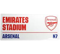 FOCO Arsenal Emirates Stadium Metal Street Sign, N7, Official Football Club Merchandise