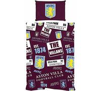 FOCO Aston Villa FC Patch Single Duvet