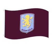 FOCO Aston Villa Football Club Official Flag, Core Crest Design, 5 x 3 Feet, Claret