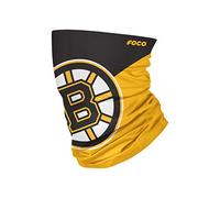 FOCO Boston Bruins Nhl Colour Block Big Logo Gaiter Scarf Forever Collectibles - One-Size