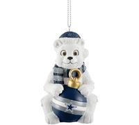 FOCO Dallas Cowboys Polar Bear Holiday Ornament