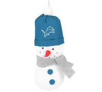 FOCO Detroit Lions NFL 3.5 inch Snowman Holiday Ornament