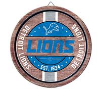 FOCO Detroit Lions NFL Wooden Barrel Sign