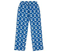 FOCO Duke Blue Devils Scatter Pattern Men's Pajama Lounge Pants, Blue, Multi, 2XL 44-46