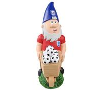 FOCO EPL ENGLAND FA WHEELBARROW GARDEN GNOME 10.5" ORNAMENT INDOOR/OUTDOOR