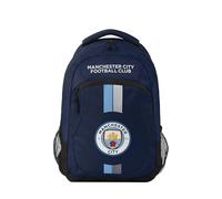 FOCO Unisex's EPL Manchester F.C. Football Premier League Championship Ultra School Work Backpack Rucksack Bag, Man City, One Size