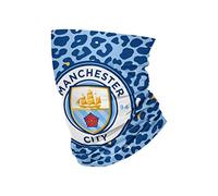 FOCO EPL MANCHESTER CITY FC FOOTBALL PREMIER LEAGUE CHAMPIONSHIP ANIMAL PRINT NECK SCARF