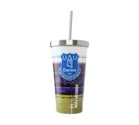 FOCO Football Everton FC Premier League Official Merchandise Insulated Digital Print Cup and Straw
